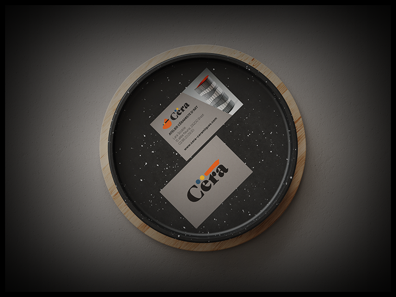 carte de visite d'un atelier Cëramique