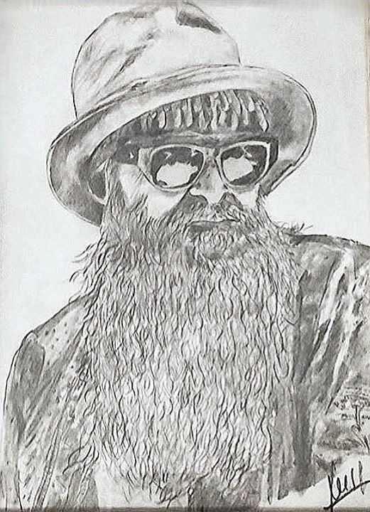 Dessin de billy gibbons