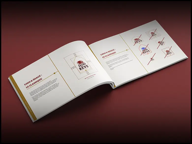 mockup de la charte graphique